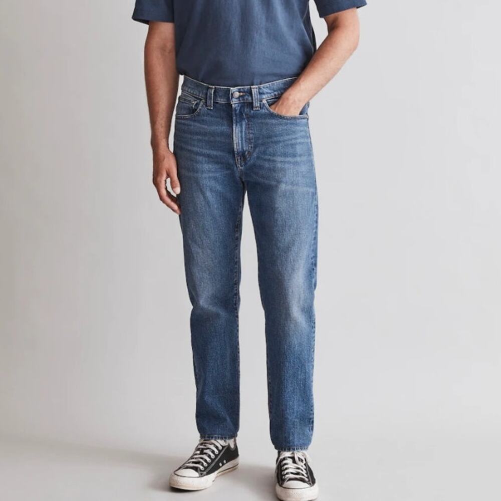 Madewell Mens Relaxed Taper Jeans W 32 x 34